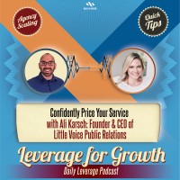 Leverage for Growth Podcast logo - Similar company to Niche In Control