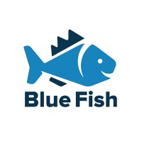 Blue Fish logo - Similar company to Static Cat Studio