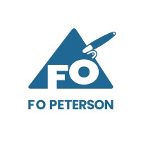 F O Peterson logo - Similar company to Nord Design Studio