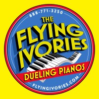 The Flying Ivories | Dueling Pianos logo - Similar company to Vewe Agency