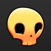 Golden Skull Art