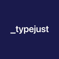 Typejust logo - Similar company to Eli5