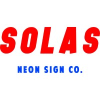 SOLAS NEON SIGN logo - Similar company to Studio Justine Fox