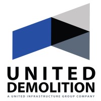 United Demolition logo - Similar company to United Infrastructure Group