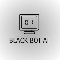 Black Bot Ai logo - Similar company to React-Ive Code Labs
