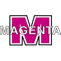 Magenta Discos logo - Similar company to Label Manager