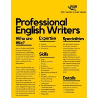 Professional English Writers logo - Similar company to English Writing Experts