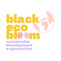 Black Eco Bloom logo - Similar company to Break The Divide Foundation