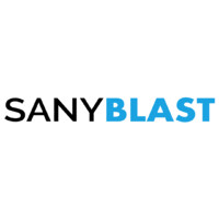 SANYBLAST logo - Similar company to Robinson & Hall Auctions