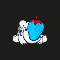 Blue Strawberry Elephant