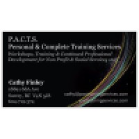 P.A.C.T.S. ~ Personal & Complete Training Services