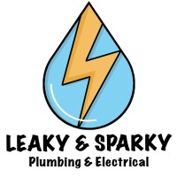 Leaky & Sparky logo - Similar company to Npf Bassetts Pole Adventure Park - Team Building & Corporate Events
