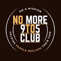 The No More 9 to 5 Club logo - Similar company to Red Dot Creative Agency