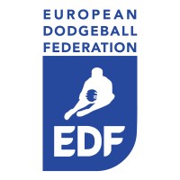 European Dodgeball Federation (EDF) logo - Similar company to World Dodgeball Federation