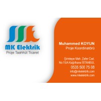 MK Elektrik Proje Taahhüt Ticerat logo - Similar company to Mk Elektromekanik San. Ve Tic. Ltd. Şti.