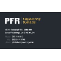 PFR Engineering Systems logo - Similar company to Heatersim