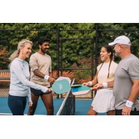 Single Double Pickleball logo - Similar company to Dinkshot Pickleball