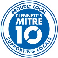 Clennett's Mitre 10 logo - Similar company to Beevo
