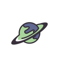 كواكب | Planets logo - Similar company to Tamakun - تَمَكُّن