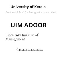 University Institute of Management Adoor logo - Similar company to Ieee Vts Kerala Chapter