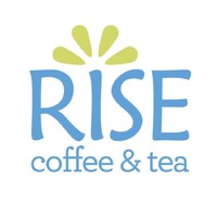 RISE coffee & tea logo - Similar company to Cut Once Studio