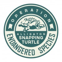 Operation Endangered Species - Alligator Snapping Turtle logo - Similar company to Tiger World Endangered Wildlife Preserve