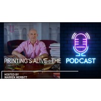 Printing's Alive The Podcast logo - Similar company to Evo3 Marketing