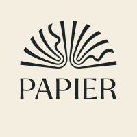 Papier logo - Similar company to Meri Meri