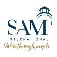 SAM International logo - Similar company to Newtec A/S