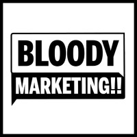 Bloody Marketing!! logo - Similar company to Good Things Design Co