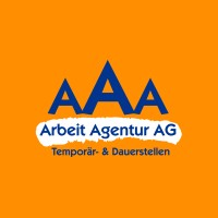 AAA Arbeit Agentur AG logo - Similar company to Robucci & Schär - Agentur Für Arbeit