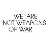 We are NOT Weapons Of War logo - Similar company to Her
