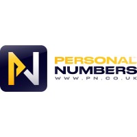 Personal Numbers logo - Similar company to Carreg Uk - Private Number Plates