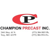 Champion Precast Inc. logo - Similar company to Hidden Hill Precast Solutions Llc