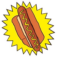 Hotdog Sandwich logo - Similar company to Studio Ygkrow