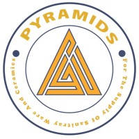 Pyramids for the supply of sanitary ware and ceramic logo - Similar company to Omega For Porcelain And Ceramic Production