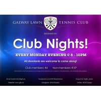 Badminton at Galway Lawn Tennis Club logo - Similar company to Solibad - Badminton Without Borders