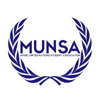 Model United Nations Student Association (MUNSA) logo - Similar company to Reach Progress Pbc