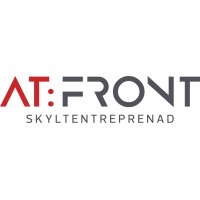 At Front Skyltentreprenad AB logo - Similar company to Kve Kvartselektronik Oy