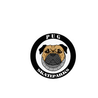 PUG SKATEPARKS logo - Similar company to Spot Skateparks