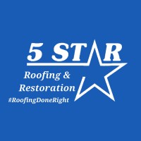 5 Star Roofing and Restoration, LLC logo - Similar company to Five Star Roofing Corp.
