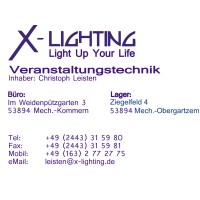 X-Lighting Veranstaltungstechnik GmbH logo - Similar company to Pa-Line Mediatechnik Gmbh