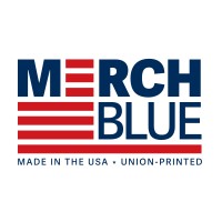 MerchBlue logo - Similar company to Buttonsmith Inc.