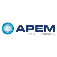 APEM logo - Similar company to Mc Electronics, A Volex Company