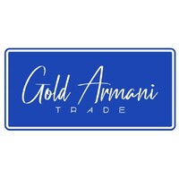 Gold Armani logo - Similar company to Hematite Gold