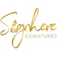 Sign Here Signatures logo - Similar company to Keter Mgmt