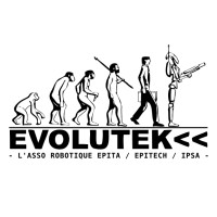 Evolutek<< logo - Similar company to 7Robot - Club Robotique Enseeiht