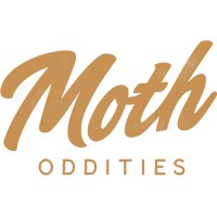 Moth Oddities logo - Similar company to The Color Blue Vintage