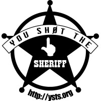 You sh0t the Sheriff logo - Similar company to Bsides São Paulo