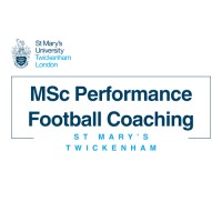 MSc Performance Football Coaching (Distance Learning) at St Mary's University logo - Similar company to Supply•91